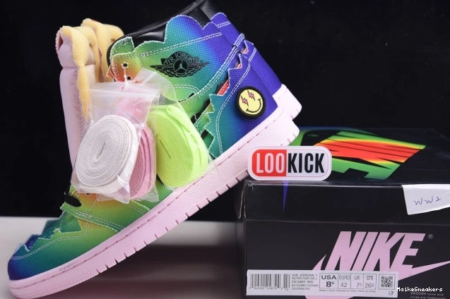 MaikeSneakers X AIR BALVIN HIGH 1 J OG JORDAN DC3481-900 0814